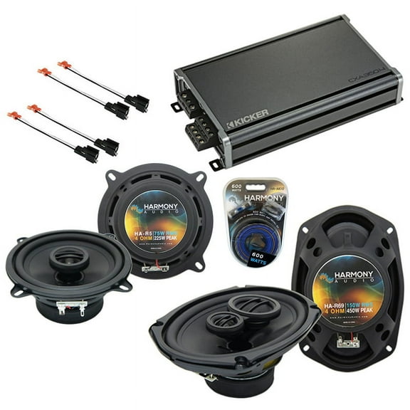 Fits Dodge Caravan 2001-2001 Factory Speaker Upgrade Harmony R5 R69 & CXA360.4