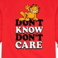 thumbnail image 3 of Garfield - Don't Know Don't Care - Toddler And Youth Long Sleeve Graphic T-Shirt, 3 of 5