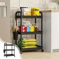 thumbnail image 2 of ChicYu 3 Tier Kitchen Shelf Multi layer Pot Storage Rack Home Floor Standing Storage Shelf Kitchen and Bathroom Organizer Simples Storage Rack Space Saving Design, 2 of 5