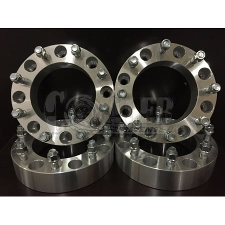 - 4 X FORD F250 F350 8X170 Wheel Spacers Heavy Duty Trucks 8 lug 14X1.5 Super Duty