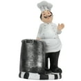 thumbnail image 2 of Chef Décor de Cuisine, Chef Statue Résine Synthétique Chef Décor Statue Cuisine Décoration Conçue avec Soin, 2 of 14