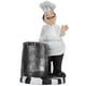thumbnail image 2 of Estatua de Chef Francés Estatua de Decoración de Chef con Cubo de Cubiertos Artesanía de Cocina Estatua Decorativa para Mostrador de Cocina Restaurante Cafetería ANGGREK Otros, 2 of 8