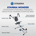 thumbnail image 2 of Stamina Strength System Magnetic Resistance Training Exercise Bike, 2 of 18