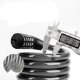 thumbnail image 2 of HUGFEGWE szhdxsy Bike Lock Cable,4 Feet High Security 5 Digit Resettable Combination Coiling Bike Cable Lock,Anti Theft Bicycle Cable Locks with Mounting Bracket,1/2 Inch Diameter(Black) CA919-74084, 2 of 7