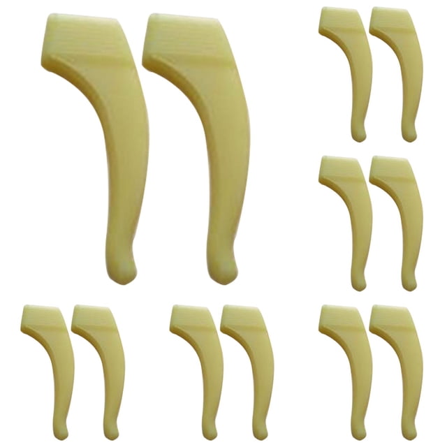 Dusknt Cache-Lunettes pour Lunettes, Jaune, Antidérapants, Crochets en Silicone