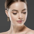 thumbnail image 3 of Mystigrey Cesaria 18K Gold Plated Hook Earrings for Women, 3 of 5