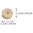 thumbnail image 3 of Lot de 32 Petites Roues en Bois Modèle de Jouet pour Usage Domestique et Extérieur, 3 of 9