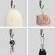thumbnail image 5 of 10 ganchos individuales de bronce para pared, perchero, tono bronce, con tornillos de montaje., 5 of 5