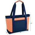 thumbnail image 3 of Picnic At Ascot 346-DO Large Insulated Cooler Tote - Diamond Orange, 3 of 5