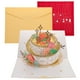 thumbnail image 5 of Tarjetas de felicitación de pastel de rosas, tarjetas de felicitación 3D, tarjetas de bendición de cumpleaños para mujeres, 5 of 7
