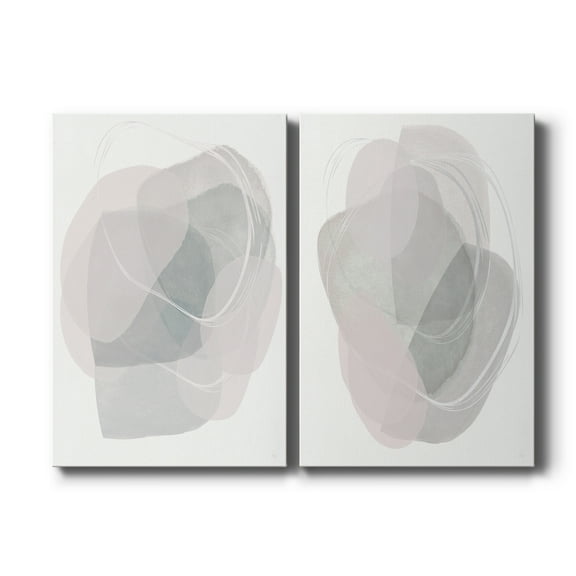 River Jewels I Premium Gallery Wrapped Canvas - Ready to Hang - Set of 2 - 12 x 18 Each