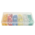 thumbnail image 2 of Kit De Fusibles De Cuchilla De 200 Piezas De Aluminio Transparente Para Camiones De Automóviles Naranja/rojo/azul/amarillo/blanco/verde, 2 of 7
