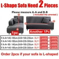 thumbnail image 3 of Waterproof Sofa Covers 1/2/3/4 Seats Jacquard Solid Couch Cover L Shaped Sofa Cover Protector Bench Covers, 3 of 7