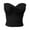 Black, variant on GDREDA Crew Neck Tank Tops For Women Elegant Strapless Solid Color Knit Top For Women Stretchable Tube Bandeau Bra Crop Tops For Casual Or Party Wear Women's Tanks & Camis Black,M
