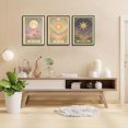 thumbnail image 2 of 3pcs Sun and Star Celestial Canvas Wall Art Vintage Tarot Astrology Wall Decor Full Moon Lotus Poster Canvas Painting Prints for Bed Room Living Room Apartment Bath Room Study room Home, 2 of 6