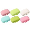 thumbnail image 1 of Convenient Medicine Case Travel Size Medicine Containers Multi-Grid 11X8CM Portable 6Pcs, 1 of 5