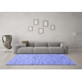 thumbnail image 3 of Ahgly Company Indoor Rectangle Abstract Blue Contemporary Area Rugs, 4' x 6', 3 of 4