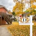 thumbnail image 4 of Fall Maple Leaves Monogram Letter D Mailbox Cover Magnetic 25.5x21 Inch, Family Last Name Initial Post Letter Box Covers, Autumn Thanksgiving Seasonal Outdoor Yard Oversized Mailbox Decor, 4 of 6