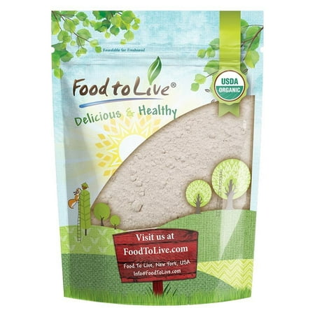 - Organic Barley Flour, 1 Pound - Non-GMO, Raw, Vegan, Bulk, Great for Baking, Product of the USA - by Food to Live