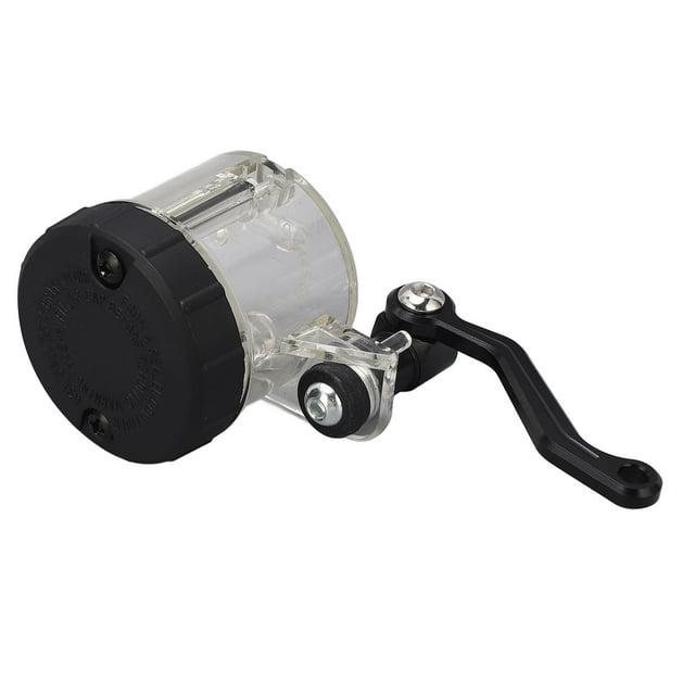 Bouteille Réservoir de Pompe de Frein avant, Pompe de Frein de Moto Gobelet à Huile Cylindre Réservoir de Fluide, Tube de 10cm avec Support Courbé pour CBR600RR CBR1000RR CBR600, YZF R6 R1 R6S