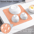 thumbnail image 4 of Silicone Drying Mat,Dish Drainer Mat for Kitchen Counter, Non-Slip Silicone Sink Mat, BPA Free, Dish Washer Safe, 4 of 5