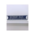 thumbnail image 1 of Bathroom Rules Vintage Metal Wall Decor, 1 of 1