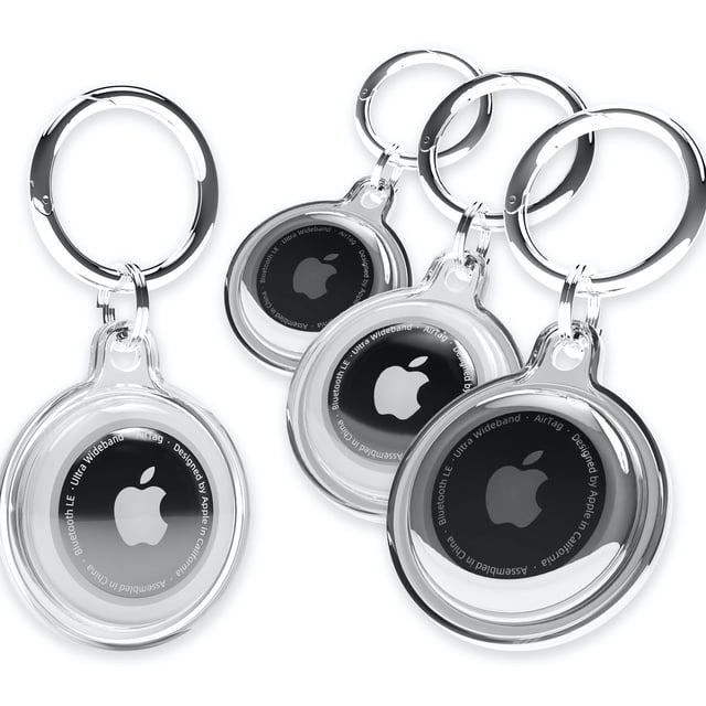 Llavero Airtag SWINCHO con soporte para AirTag, paquete de 4 unidades, Apple Airtag