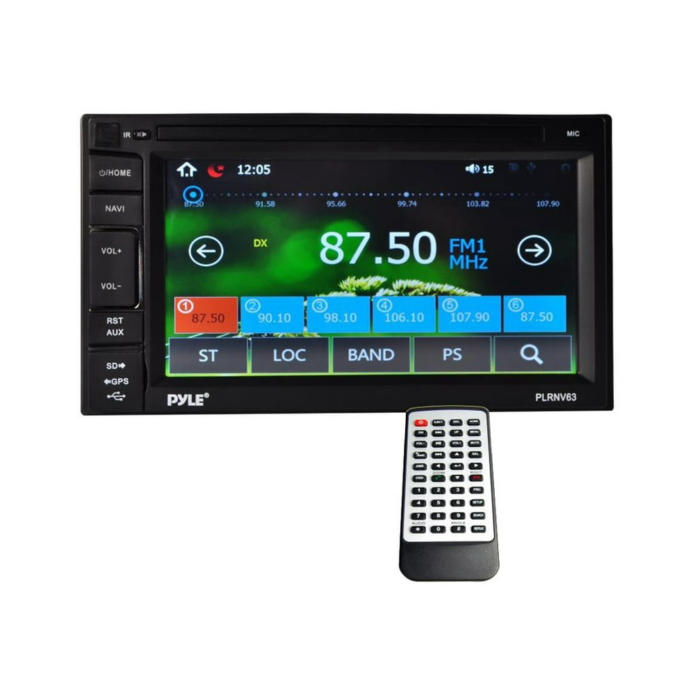 PYLE PLRNV63 Navigation system display 6.5" touch screen indash unit DoubleDIN