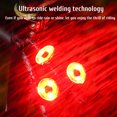 thumbnail image 3 of Juego de luces LED para bicicleta, luz delantera y trasera de aleación de aluminio superbrillante, luces traseras de advertencia impermeables para bicicleta de montaña, conducción nocturna, 3 of 5