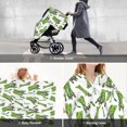 thumbnail image 6 of Car Seat Cover Baby - Asparagus pattern Breathable Infant Car Seat Cover for Baby Carseat, Lightweight Comfort Baby Essentials Must Haves Newborn Stuff for Girl Boy, 6 of 7