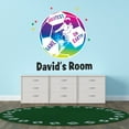 thumbnail image 3 of Personalized Name Sports Wall Decal Greatest Game on Earth Football Custom Name Bedroom Wall Decal for boys and girls Football Game, Greatest, On Earth Themed Kids Room Decal - Size: 40 In x 40 In, 3 of 5