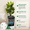 thumbnail image 3 of Riedhoff 30" Tall Rectangular Planter Pots with Water Level Monitor, Self-Watering, 2 Count, White, 3 of 7