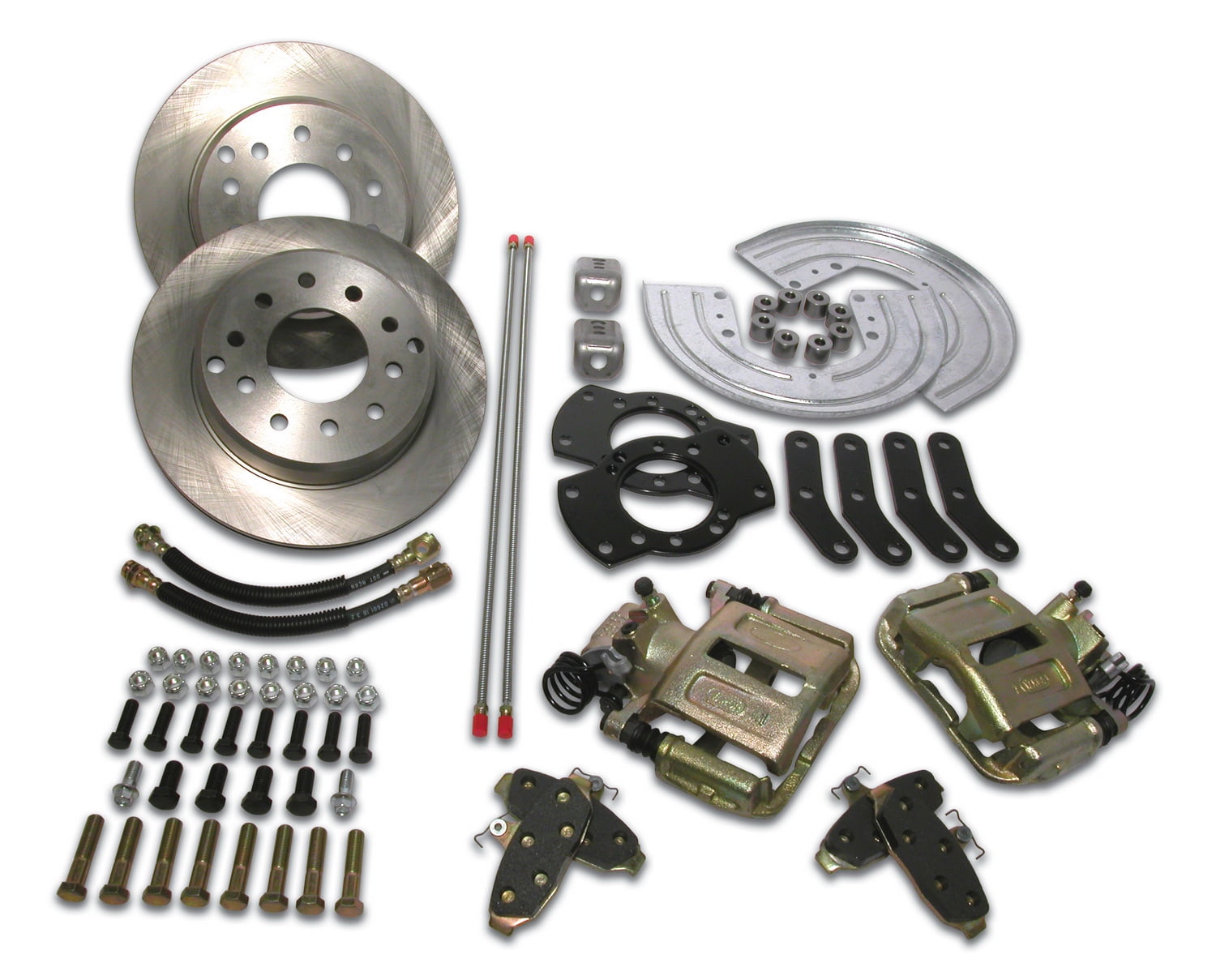 SSBC Performance Brakes A1261 Drum To Disc Brake Conversion Kit; Alum Calipers; Rear; w/11.5 in