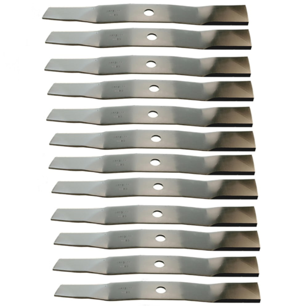 Twelve (12) Aftermarket 19" Lawn Mower Blades Fits John Deere ZTrak