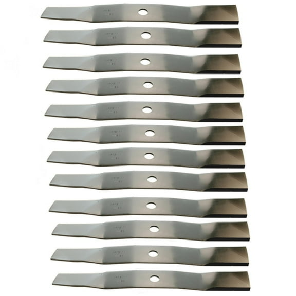 RAParts Twelve (12) Aftermarket 19" Lawn Mower Blades Fits John Deere Z-Trak Replaces M136195