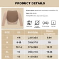 thumbnail image 6 of MANIFIQUE Upper Arm Shaper for Women Faja Post Surgery Slimming Compression Half Sleeves Shapewear Tops, 6 of 6