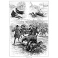 thumbnail image 2 of Hunting 1885. Nhunters Getting Into A Fight After The Accidental Death Of The Lurcher Dog. Engraving English 1885., 2 of 4