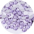 thumbnail image 1 of 1440 piezas SS20 0.197 in diamantes de imitación planos para uñas, manualidades, purpurina, gemas redondas, cristales, ropa, zapatos (púrpura claro), 1 of 5