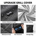 thumbnail image 7 of OHHANI Grill Covers, 58"W x 24"D x 46"H Outdoor, 210D Oxford with Adjustable Drawstring & Storage Bag, UV Protect, for BBQ, 7 of 7