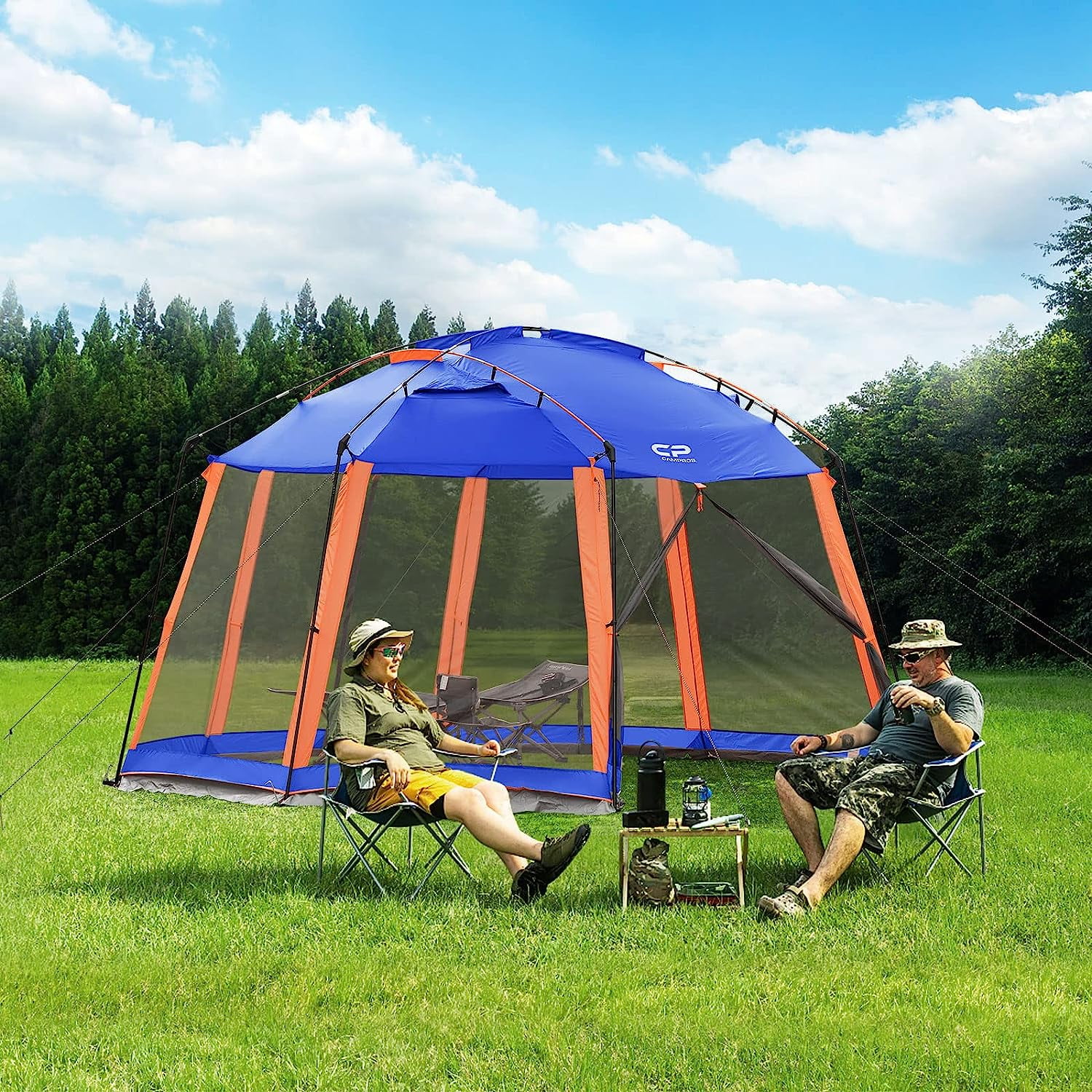 CAMPROS Screen House Room Camping Tent 13 x 13 Ft Canopy