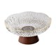 thumbnail image 4 of Frutero con pedestal, bandeja para frutas, práctico y creativo soporte para aperitivos, bandeja de almacenamiento de alimentos para mesa, oficina, Blanco, 4 of 8