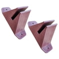 thumbnail image 1 of PAMINGONO 2Ud Soporte Estable Para De Jardín En PVC Color Marrón Para Uso Exterior, 1 of 8