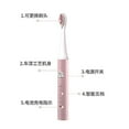 thumbnail image 4 of Brosse à Dents Électrique pour Adulte Rechargeable à la Maison Brosse à Dents Électrique Intelligente Brosse à Dents Électrique Rouge, 4 of 5