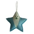 thumbnail image 1 of Decoración Colgante de Navidad Estrella Forma de Calcetín Decoraciones para árboles de Navidad Estrella azul, 1 of 6