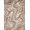 Brown Beige Ivory, Pattern 11, variant on Design&I 8'x10' Washable Area Rug Sleek Flatweave Pet Friendly Abstract Flowing Ash Geometric Shapes Taupe Cream Inspired Berber for King Size Bedroom, Under Bed