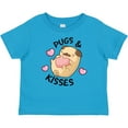 thumbnail image 3 of Inktastic Valentines Day Pugs & Kisses with Hearts Boys or Girls Baby T-Shirt, 3 of 5