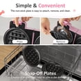 thumbnail image 2 of Heynemo Double Waffle Maker with Removable Nonstick Plates and One-Touch Control, 2 of 7