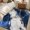 Blue, variant on 2x3 Door Mat Rug, Marble Black Non-Skid Rubber Backing Large Rectangle Rugs - Living Room Bedroom Home Office, Abstract Gold White Brick Stone Motif Indoor Floor Mat Carpets Washable Rug