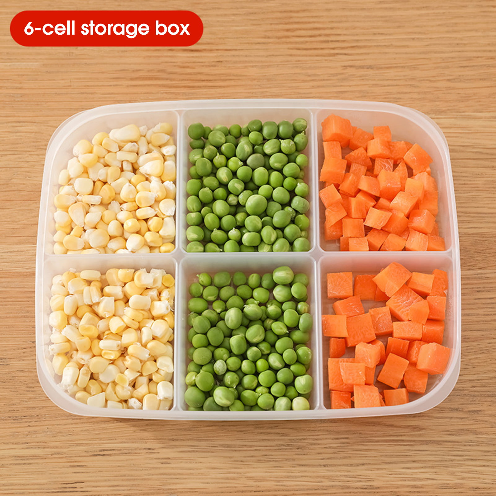 Fridge Storage Box Eco-friendly Easy Clean Portable Fruit Food