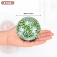 thumbnail image 3 of Uxcell 6-Pack Decorative Ball for Bowls, 3 Inch Mosaic Glass Balls Decorative Glass Orbs for Home Decor/Dining Tables [Light Green], 3 of 7
